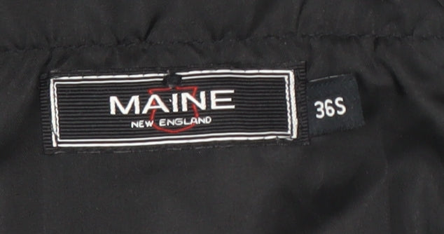 Maine New England Men’s Black Trousers 36S Polyester New