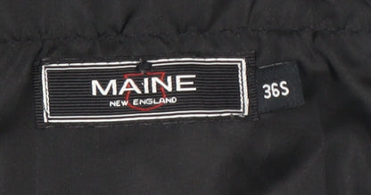 Maine New England Men’s Black Trousers 36S Polyester New