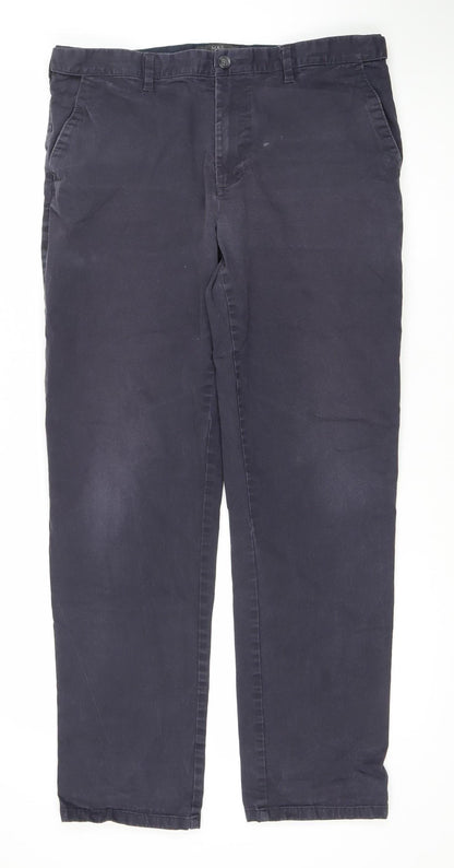 Marks and Spencer Men's Blue Straight Jeans - 36R Regular