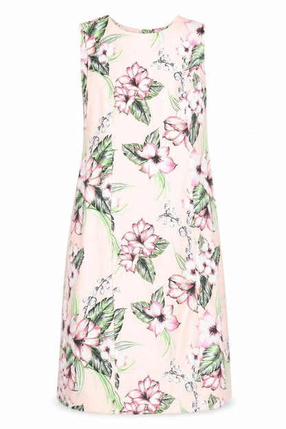 Marks and Spencer Women's Pink Floral Dress Size 14