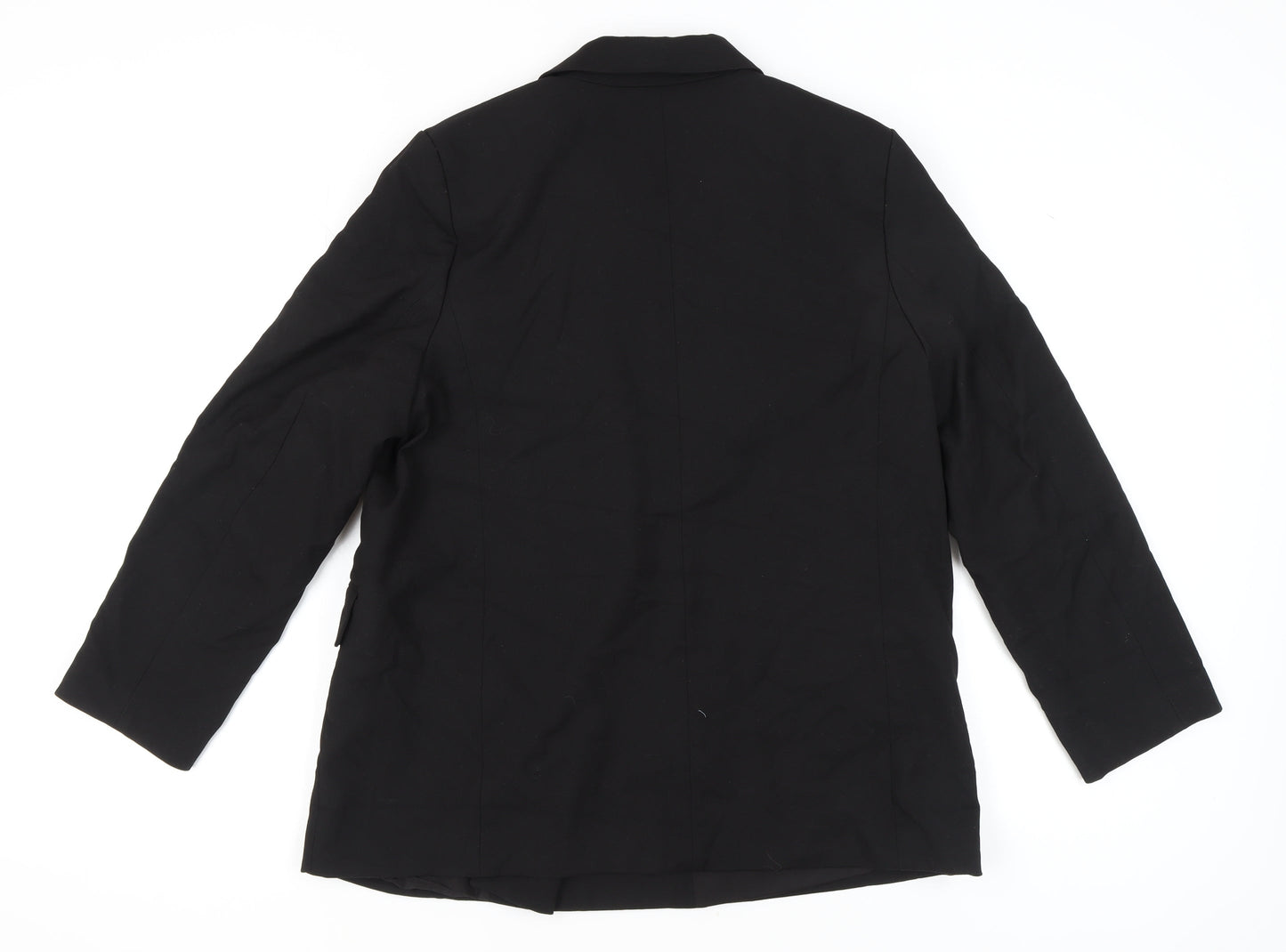 H&M Women's Black Double-Breasted Blazer L