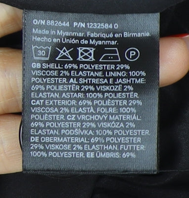 H&M Women's Black Double-Breasted Blazer L