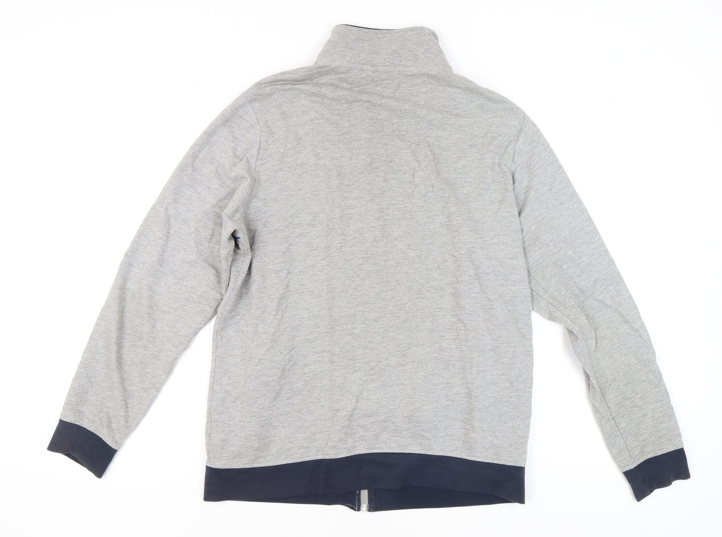Mens UK Size M Livergy Grey Full Zip Sweatshirt