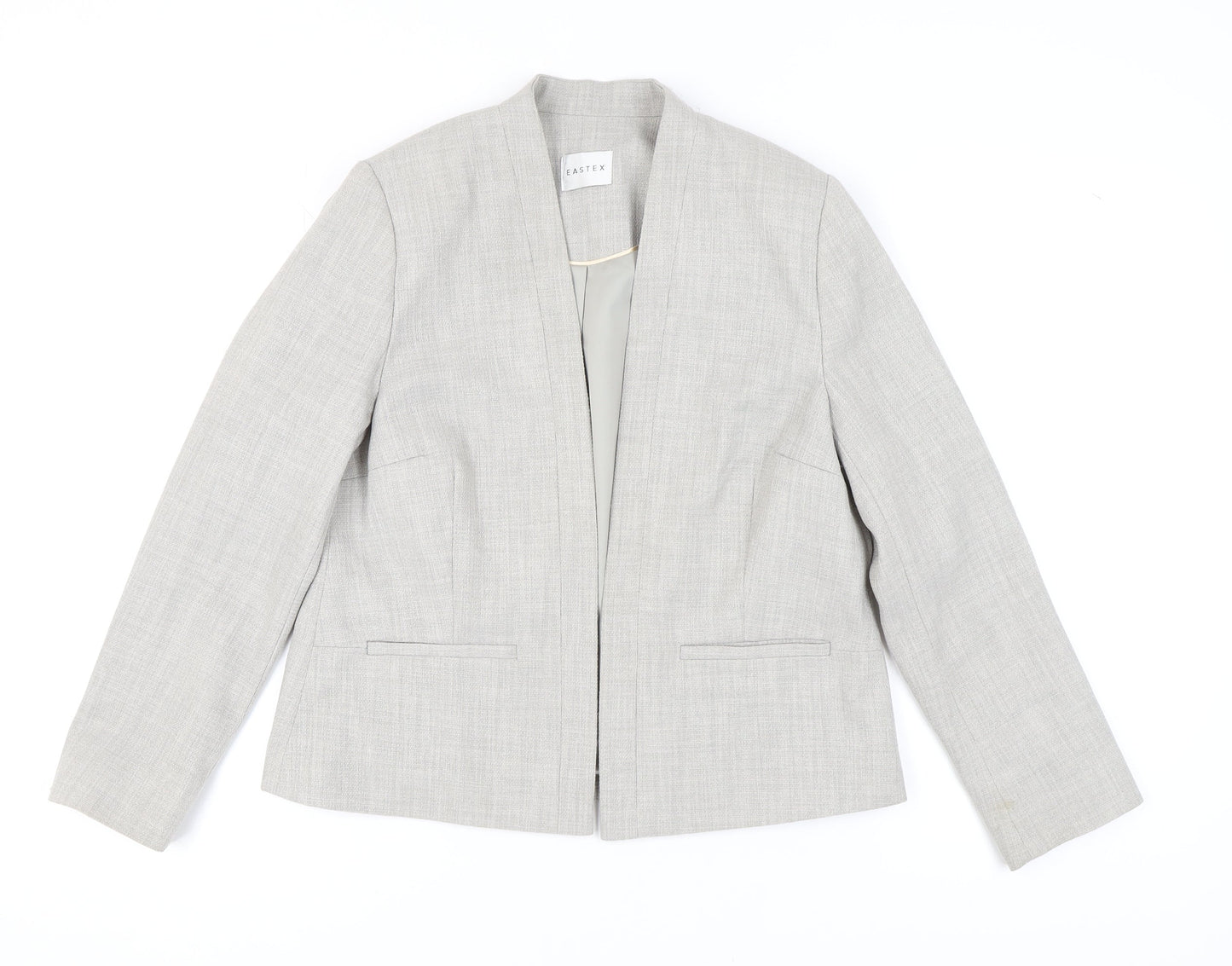Eastex Women's Grey Suit Jacket Size 12