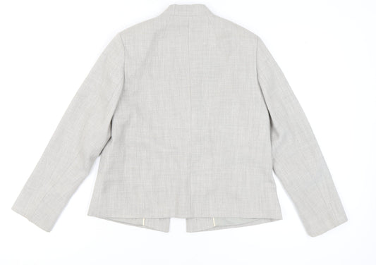 Eastex Women's Grey Suit Jacket Size 12