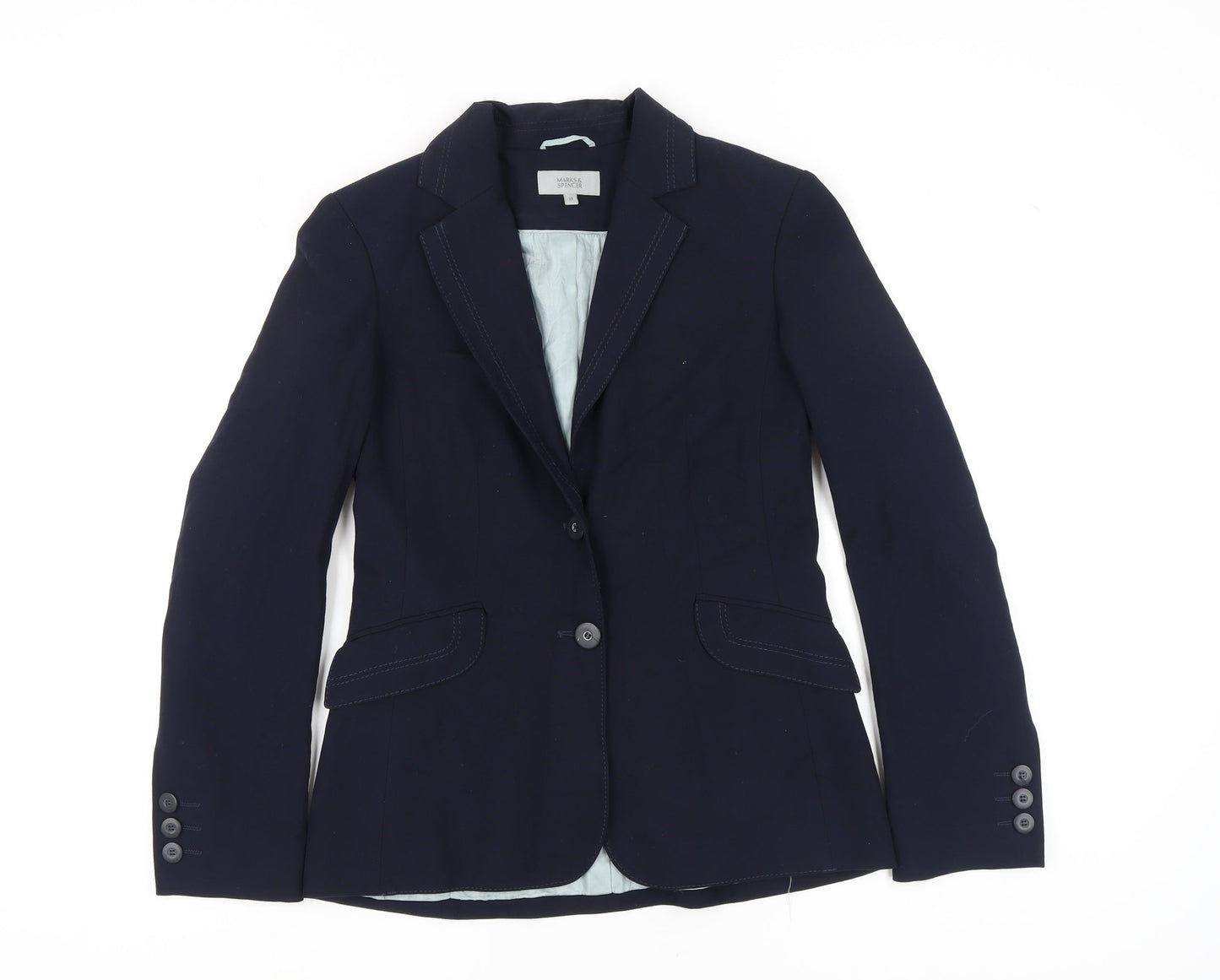 Marks and Spencer Women's Blue Blazer Size 10