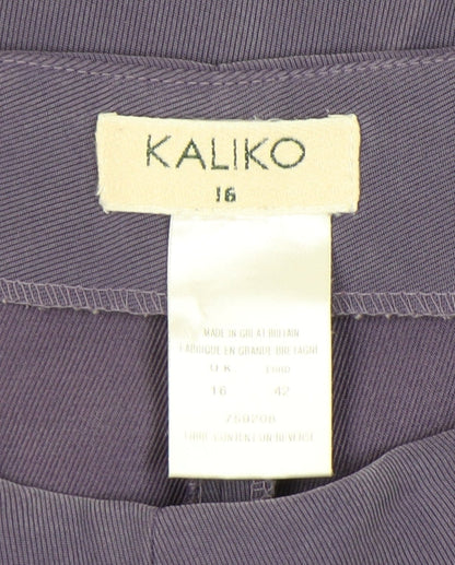 Womens UK Size 16 Kaliko   Purple Trousers
