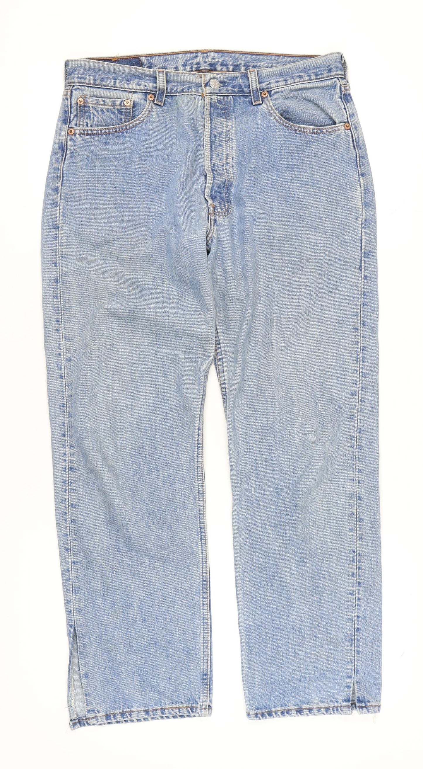 Levi's Men's Blue Straight Jeans Regular Fit