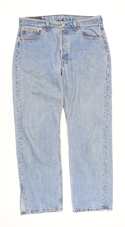 Levi's Men's Blue Straight Jeans Regular Fit