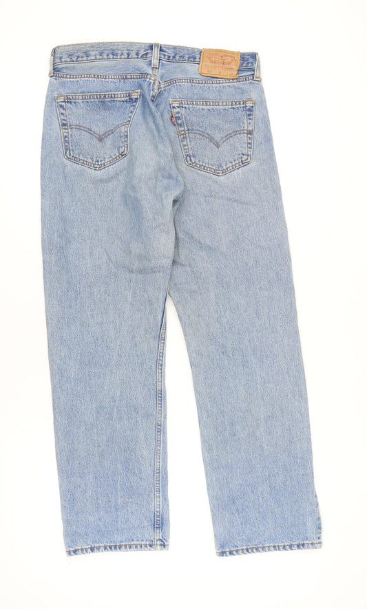 Levi's Men's Blue Straight Jeans Regular Fit