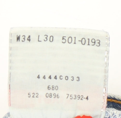 Levi's Men's Blue Straight Jeans Regular Fit