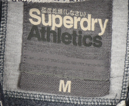 Mens UK Size M Superdry Blue Pullover Hoodie