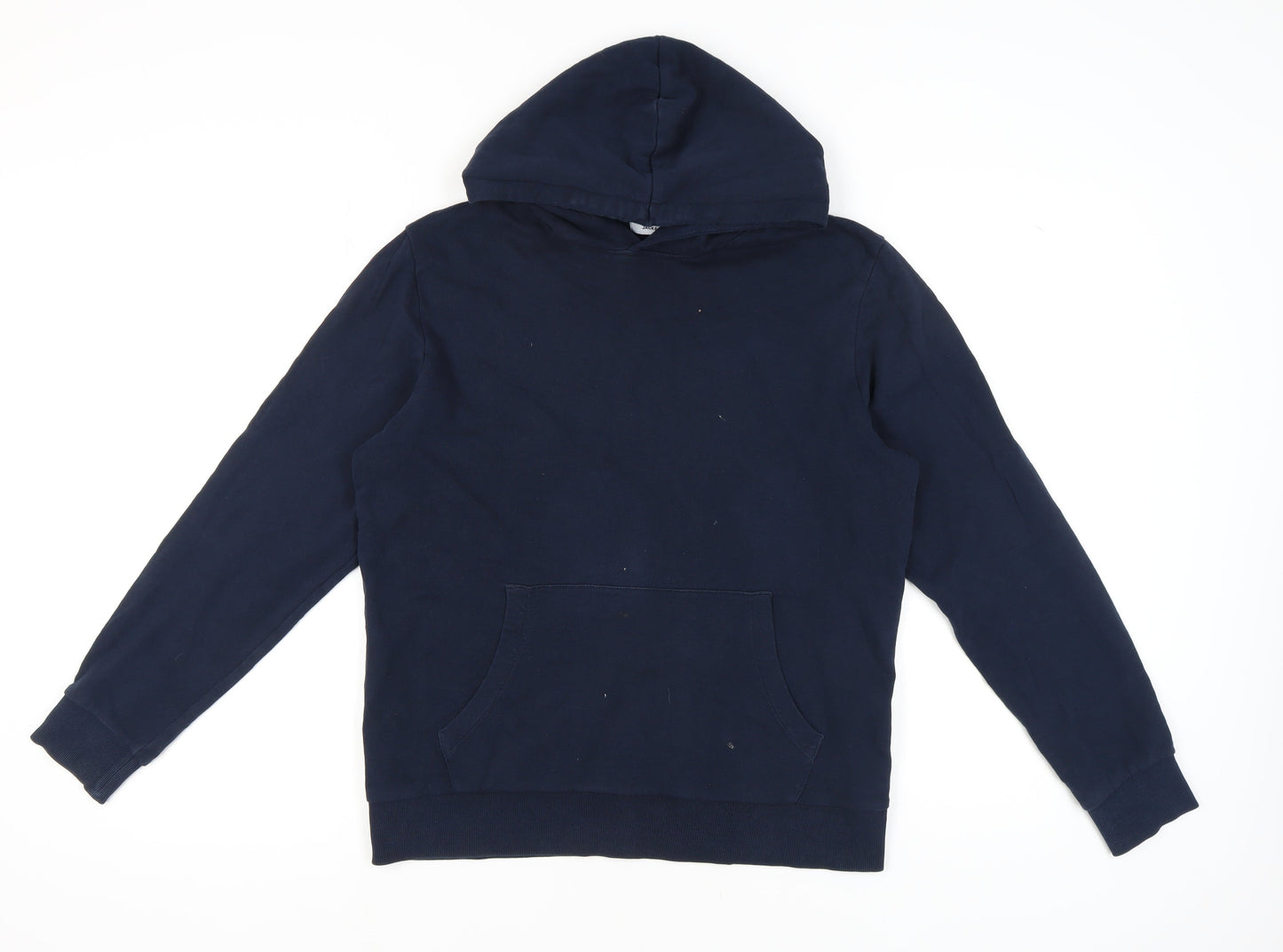 Mens UK Size M JACK & JONES Blue Pullover Hoodie