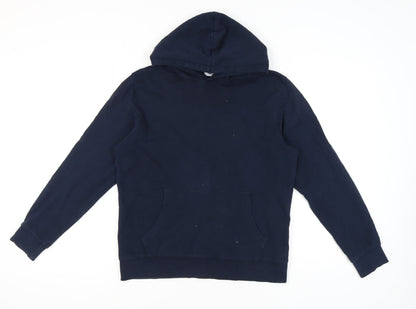 Mens UK Size M JACK & JONES Blue Pullover Hoodie
