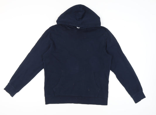 Mens UK Size M JACK & JONES Blue Pullover Hoodie