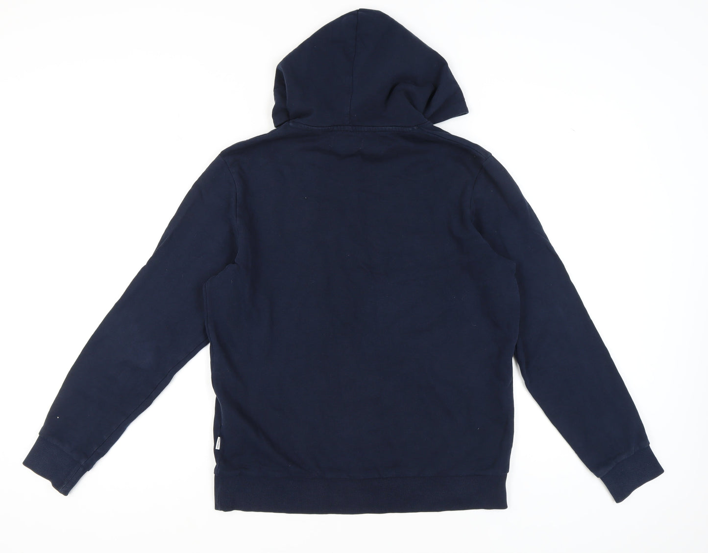 Mens UK Size M JACK & JONES Blue Pullover Hoodie