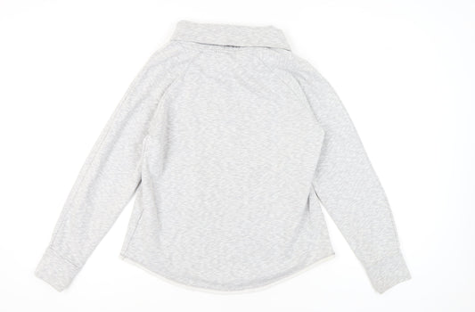 Gap Women’s Grey Hoodie, Size L, Cowl Neck Jersey