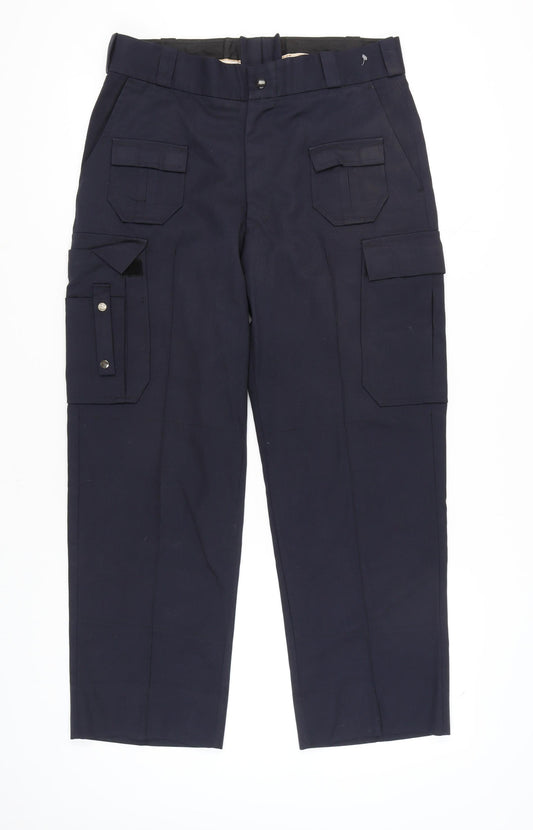 Park Coats Men's Blue Cargo Trousers Size 34
