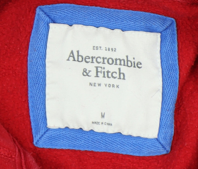 Abercrombie & Fitch Red Women's M Pullover Hoodie