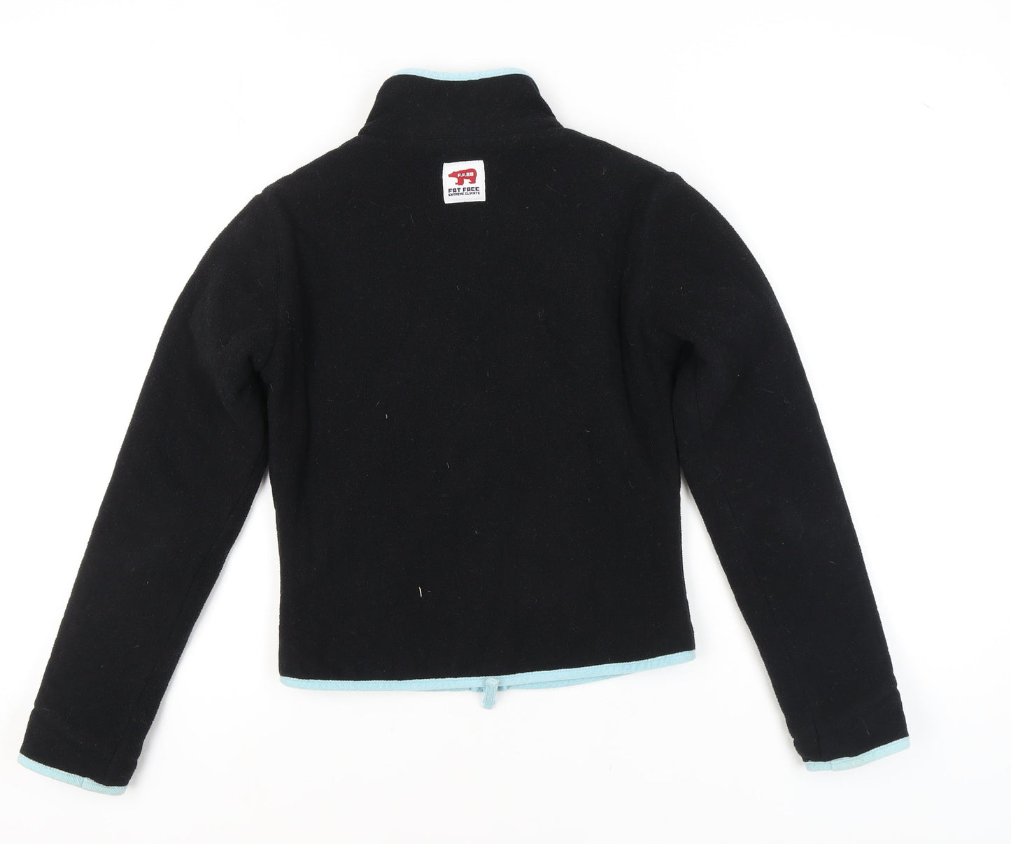 Fat Face Women's Black Fleece Jacket, Small, Full Zip Casual Wear