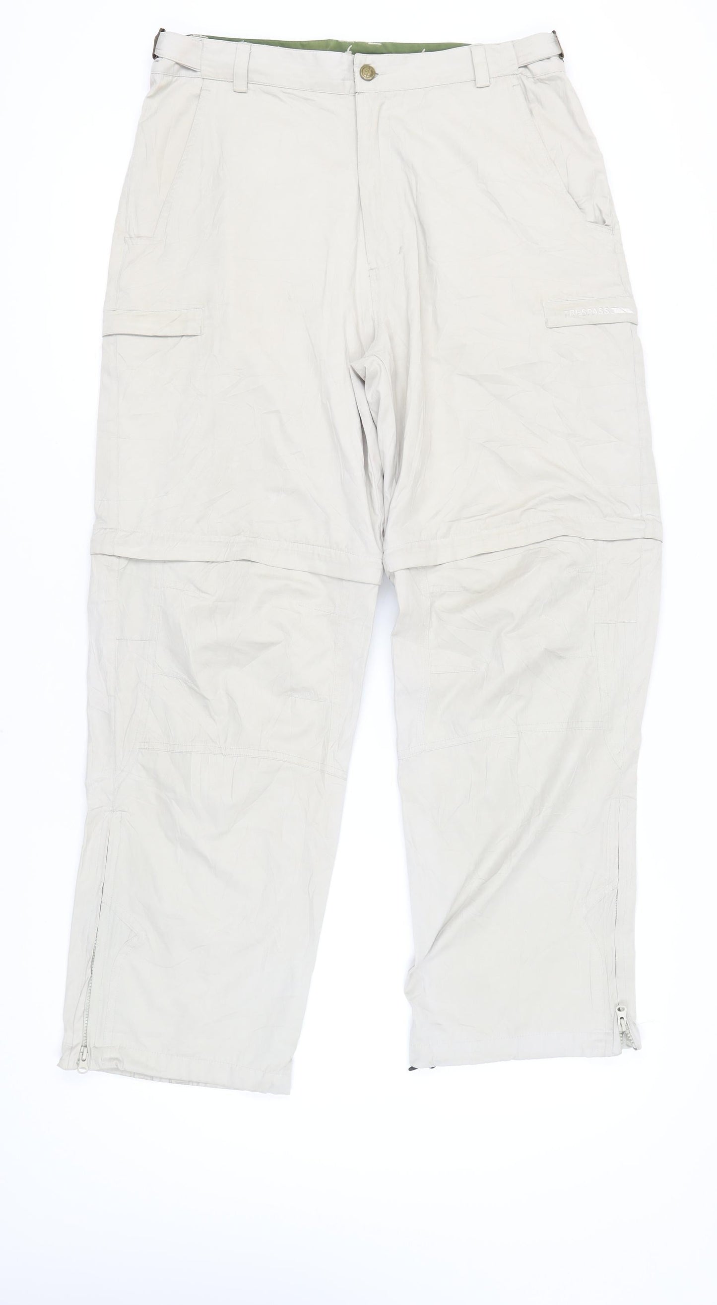 Trespass Men's Ivory Cargo Trousers - Size M
