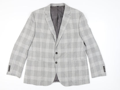 Mens UK Size 46 Marks and Spencer Regular Grey Suit Jacket