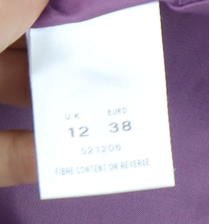 Eastex Women’s Purple Blazer, Size 12, Wool Blend