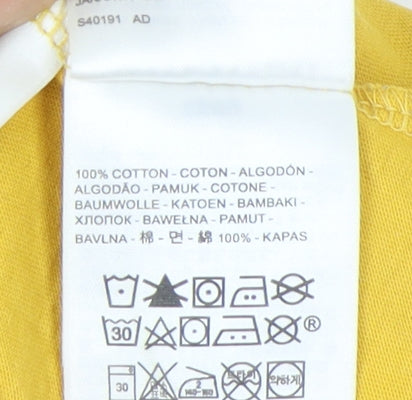 Levi's Men's Yellow Graphic Print T-Shirt M