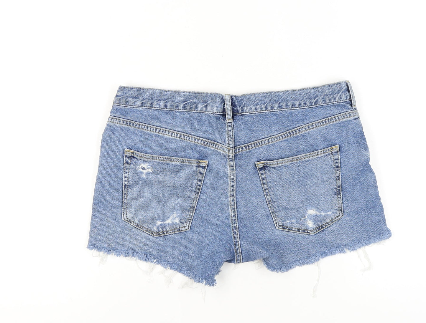 & Other Stories Women’s Blue Denim Cut-Off Shorts Size 11