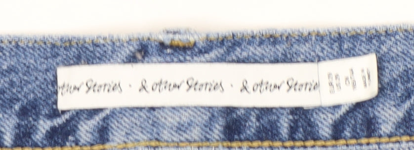 & Other Stories Women’s Blue Denim Cut-Off Shorts Size 11