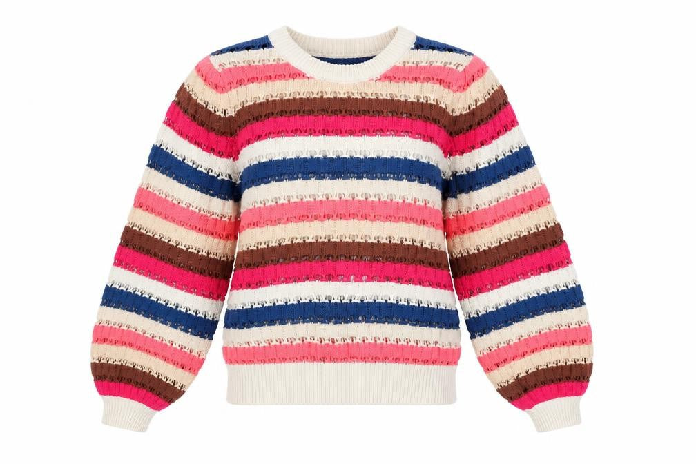 Womens UK Size S Minus Multicoloured Pullover Jumper