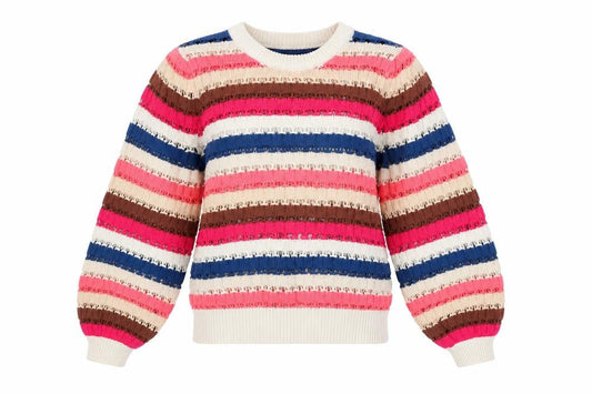 Womens UK Size S Minus Multicoloured Pullover Jumper