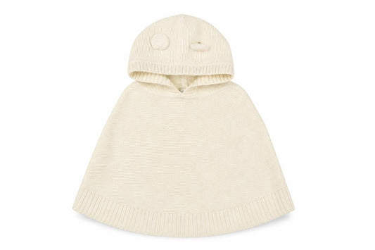Gap Girls Ivory Knit Cape Jumper, Hooded, 3 Years