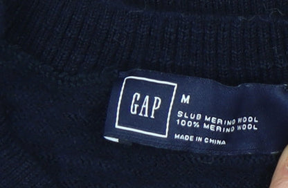 Unisex Adults UK Size M Gap Blue Pullover Jumper
