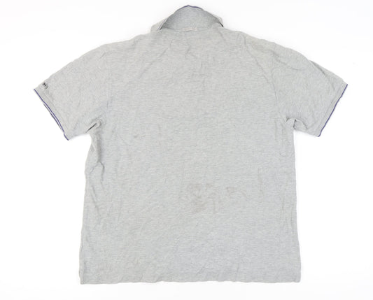 Marks and Spencer Men's Grey Polo Shirt M Golf