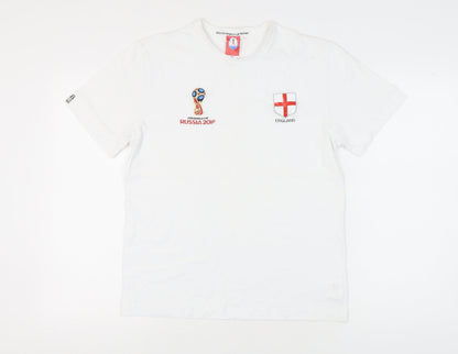 FIFA England Men's White T-Shirt M World Cup 2018