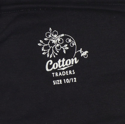 Cotton Traders Women's Black Top Size 10/12