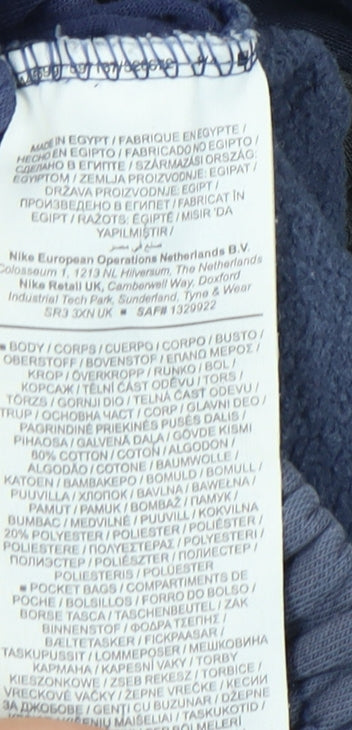 Nike Unisex Jogger Trousers - Black/Blue, S