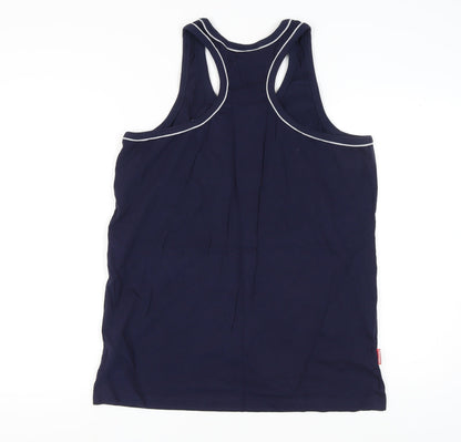 Slazenger Men’s Blue Sleeveless T-Shirt XL