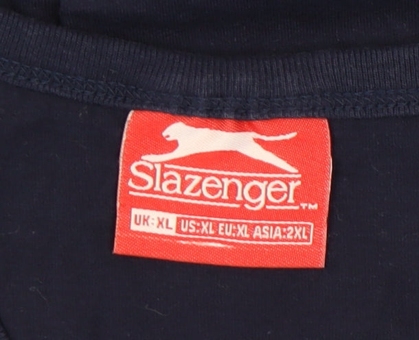 Slazenger Men’s Blue Sleeveless T-Shirt XL