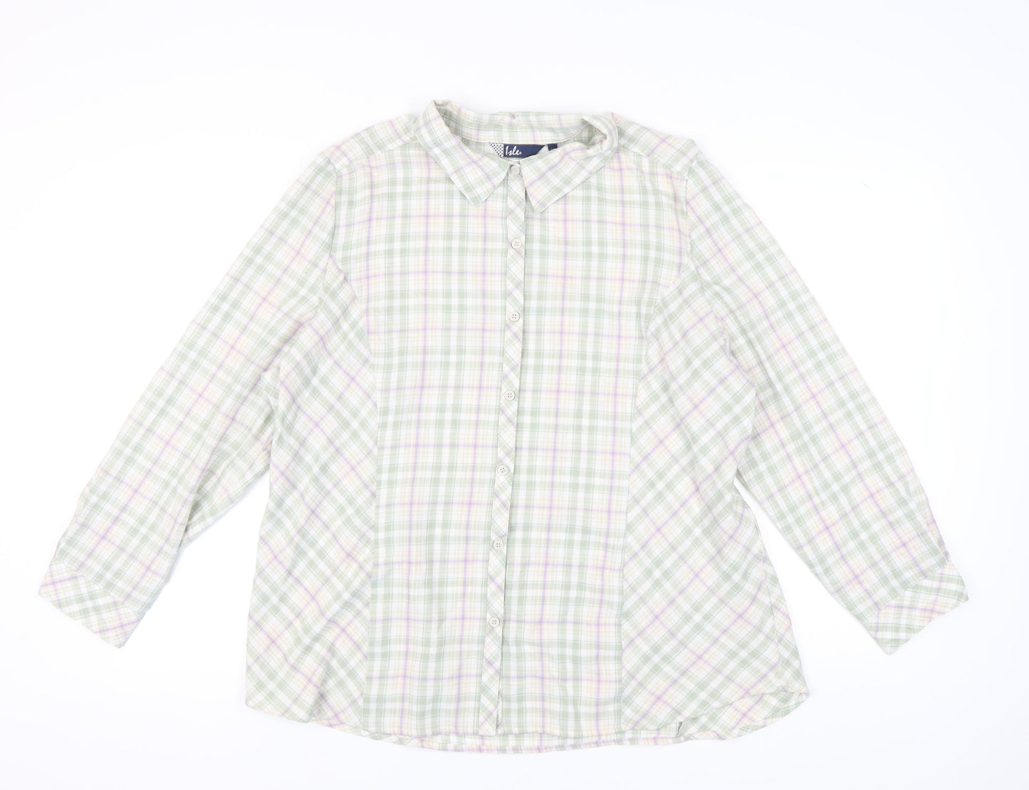 Womens UK Size 24 Isle Multicoloured  Button-Up