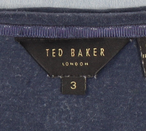 Womens UK Size 12 Ted Baker Blue  T-Shirt