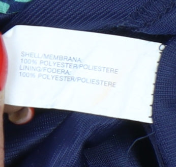 Gap Women's Blue Green Floral Slip Dress S