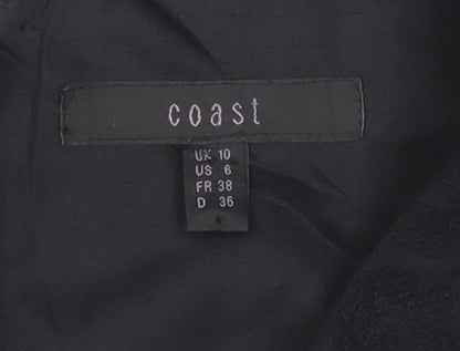 Coast Women's Black Sheath Dress Size 10