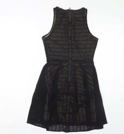 BCBGMAXAZRIA Women's Dress Black Sleeveless Size S