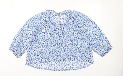 Womens UK Size 18 David Emanuel Multicoloured Tunic Blouse