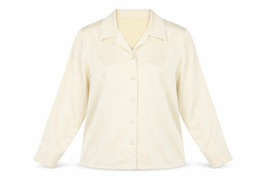 Womens UK Size 12 Viyella Beige  Button-Up