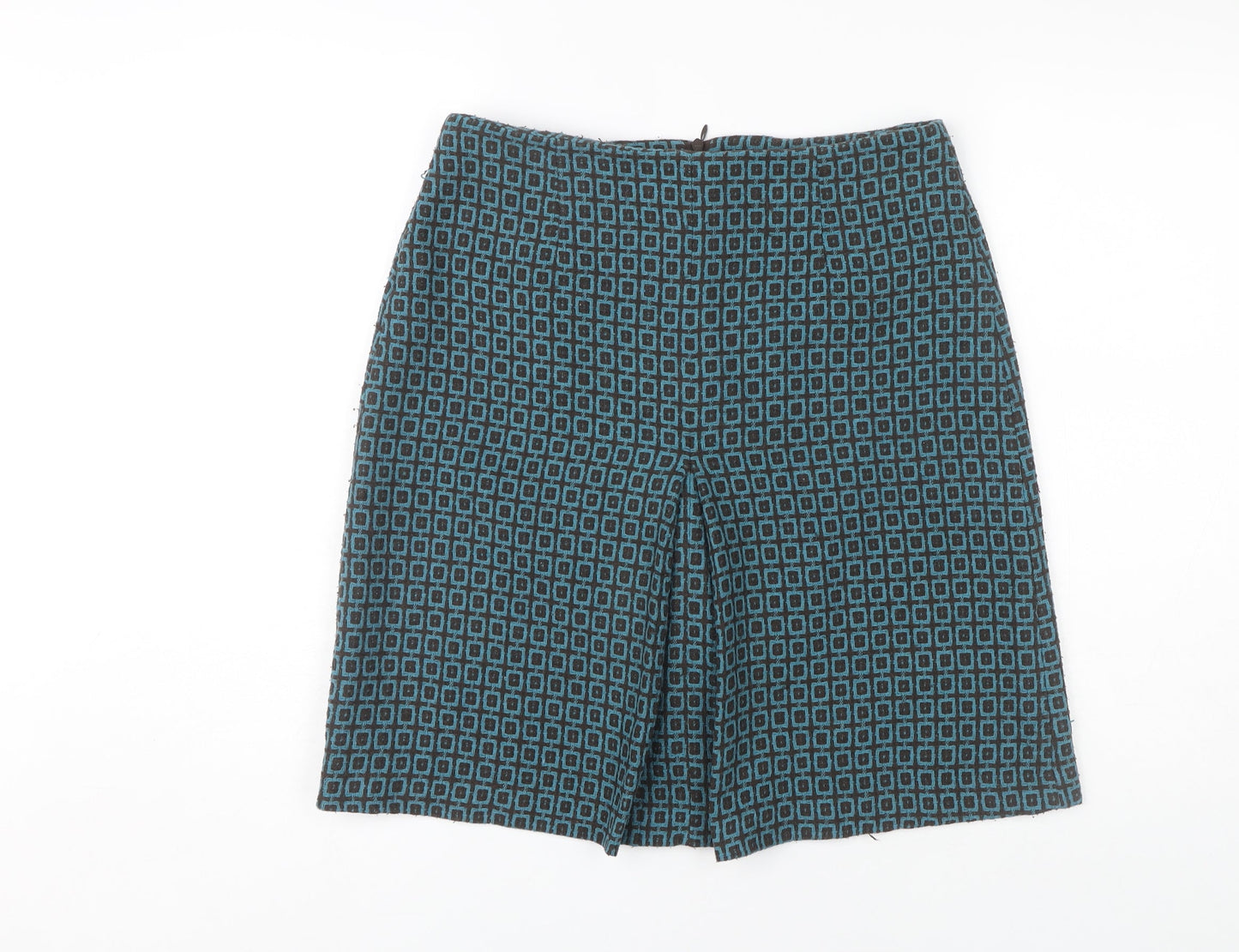 Phase Eight Women's Blue Geometric Pencil Skirt Size 10