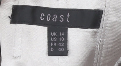 Coast Women’s Long Grey Halter Dress - Size 14