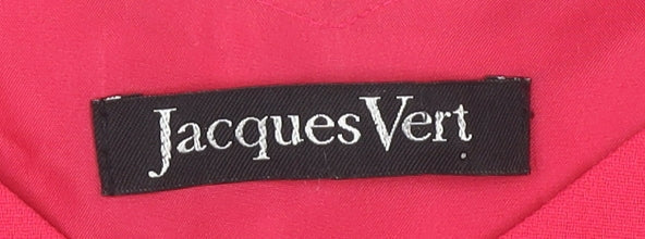 Jacques Vert Pink V-Neck Women's Short Sleeve Top